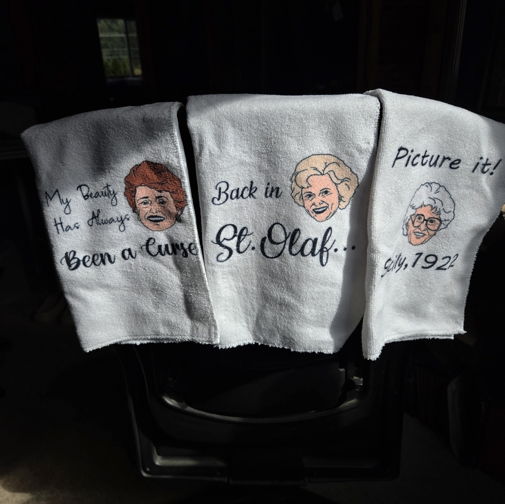 Golden Girls hand towels